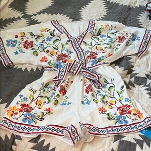 Floral Kimono Romper